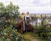 Daniel Ridgeway Knight, Maria and Madeleine on the Terrace